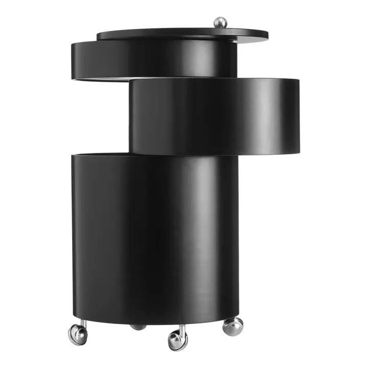 Meuble de rangement mobile Barboy | Noir- Image produit n°4