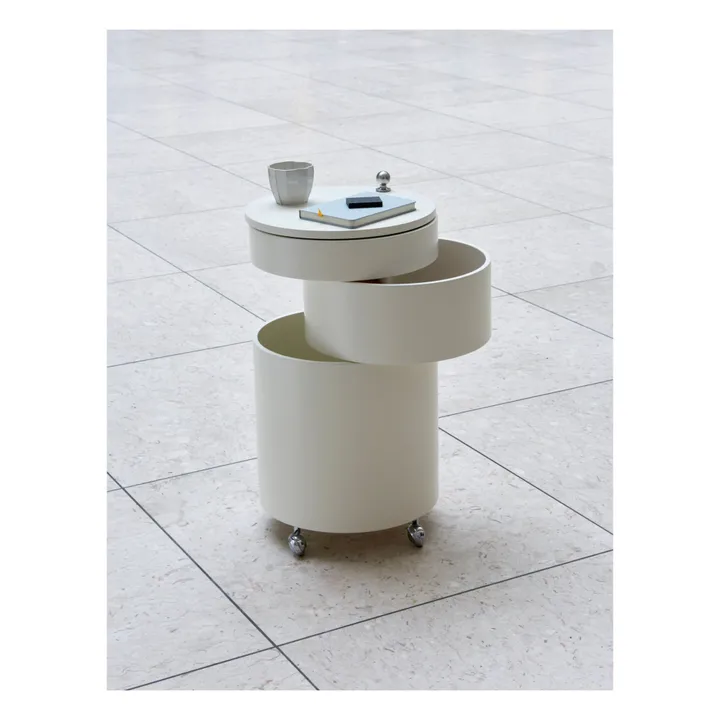 Meuble de rangement mobile Barboy | Blanc- Image produit n°5