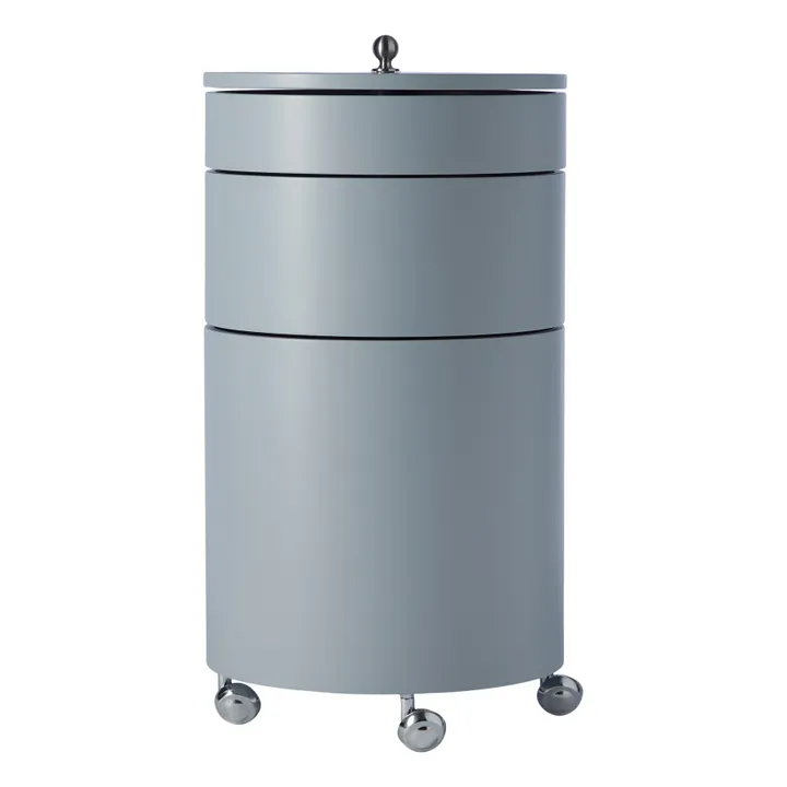 Meuble de rangement mobile Barboy | Gris clair- Image produit n°0