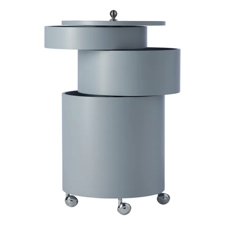 Meuble de rangement mobile Barboy | Gris clair- Image produit n°2