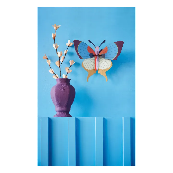 Decoración de pared Mariposa con flecos | Ciruela- Imagen del producto n°1