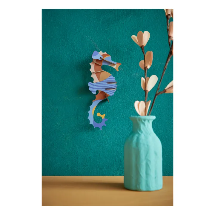 Seahorse Wall Decoration | Blue- Product image n°1