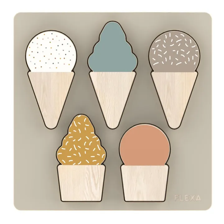 Puzzle glaces en bois- Image produit n°0