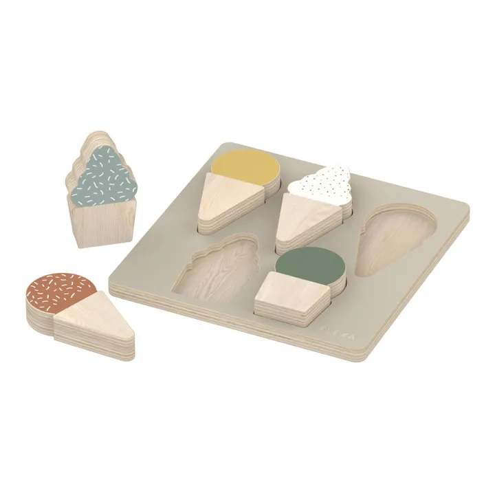 Puzzle glaces en bois- Image produit n°3