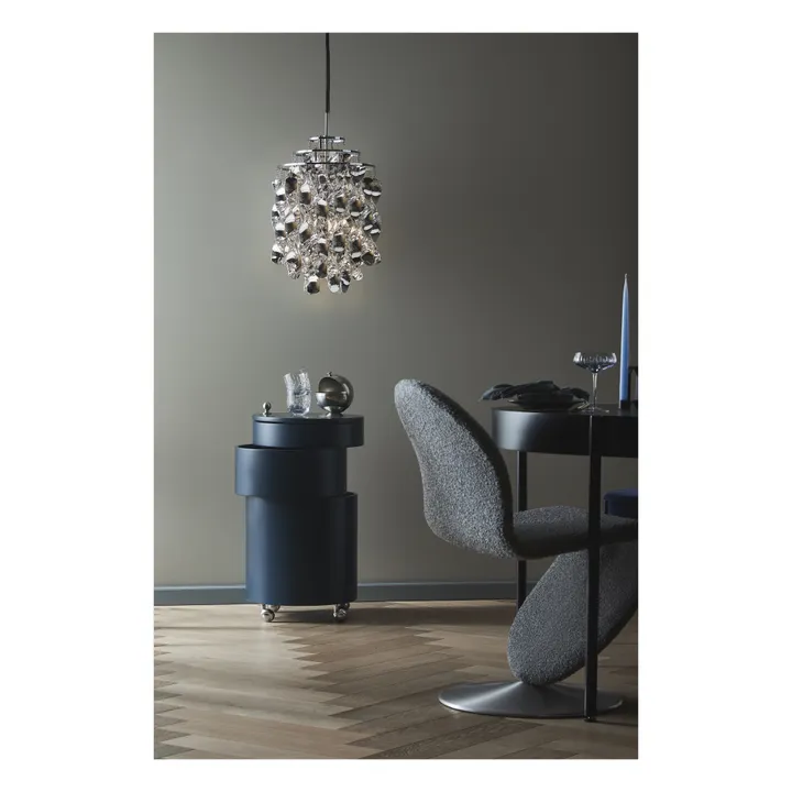 Meuble de rangement mobile Barboy | Bleu- Image produit n°1