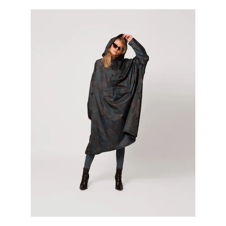 Cape Imperméable Art Camo | Noir- Image produit n°2