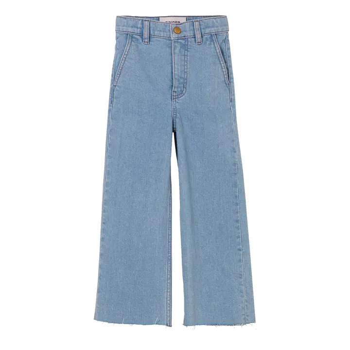 Jean Cropped Charlie | Denim bleached- Image produit n°0