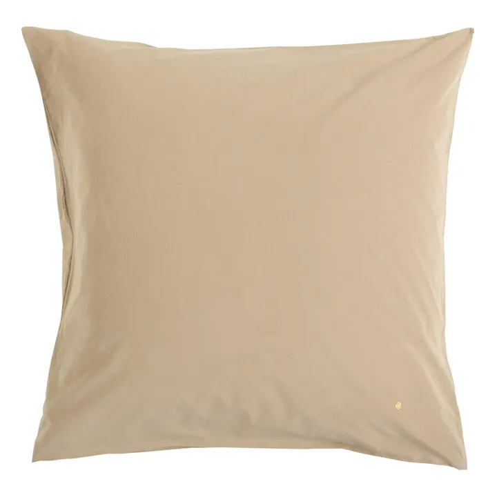 Taie d'oreiller Céleste en coton bio | Beige- Image produit n°2