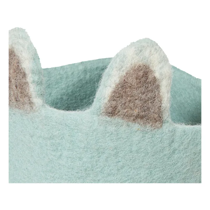 Pasu Fox Felt Basket | Jade- Product image n°4