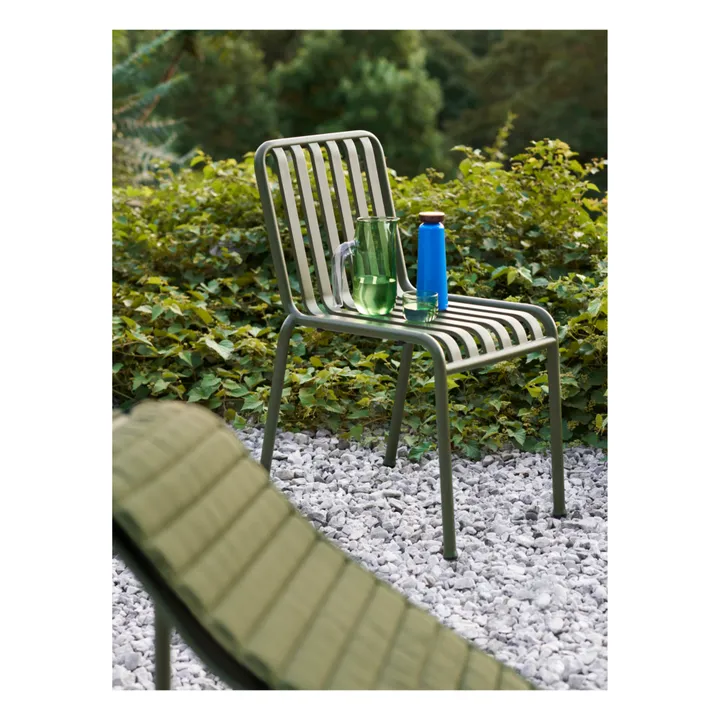 Silla apilable Palissade R&E Bouroullec | Verde oliva- Imagen del producto n°2