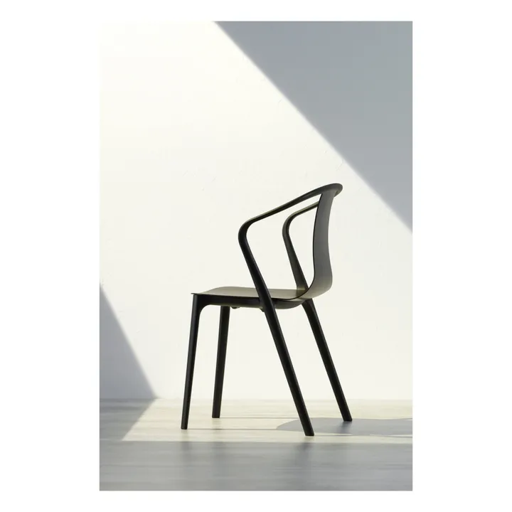 Chaise Bouroullec Belleville plastic | Noir foncé- Image produit n°5