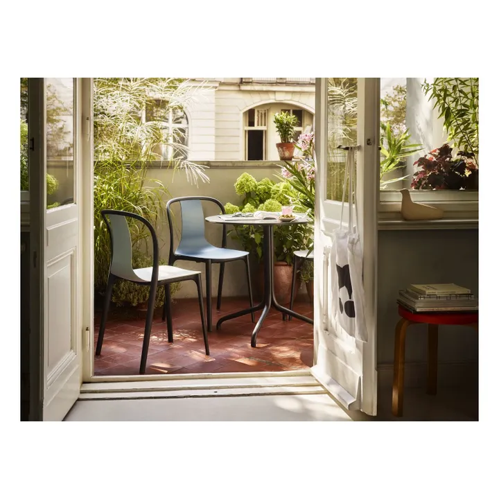 Chaise Bouroullec Belleville plastic | Bleu de mer- Image produit n°1