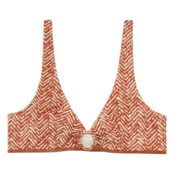 La Nouvelle Claudette Bikini Top Terracotta Smallable