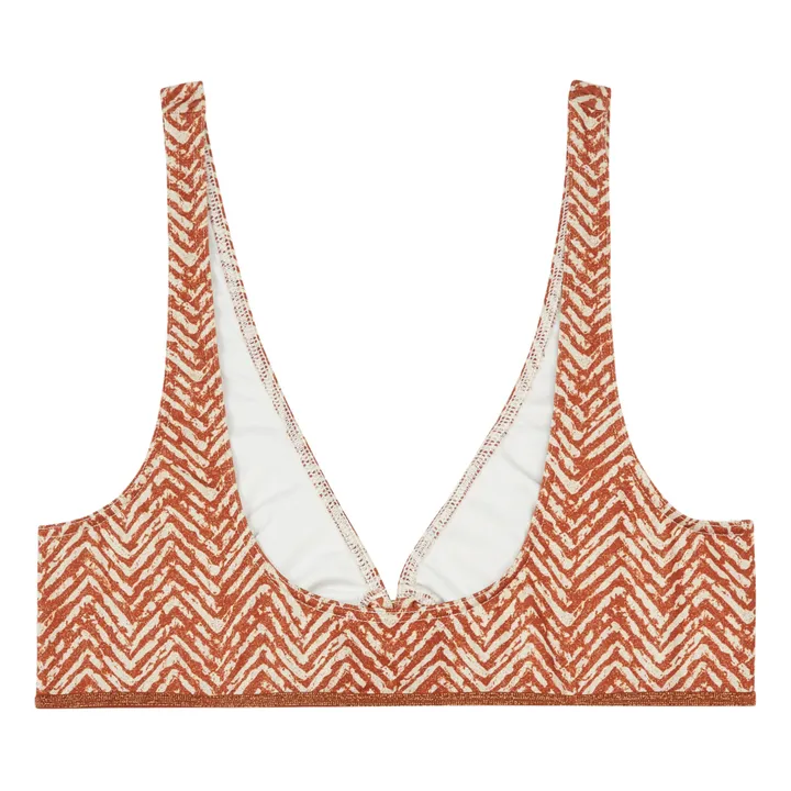 La Nouvelle Claudette Bikini Top Terracotta Smallable