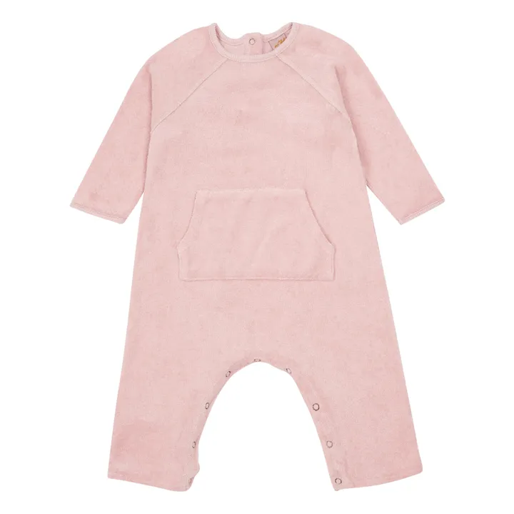 Kyle Organic Cotton Jumpsuit | Dusty Pink- Product image n°0