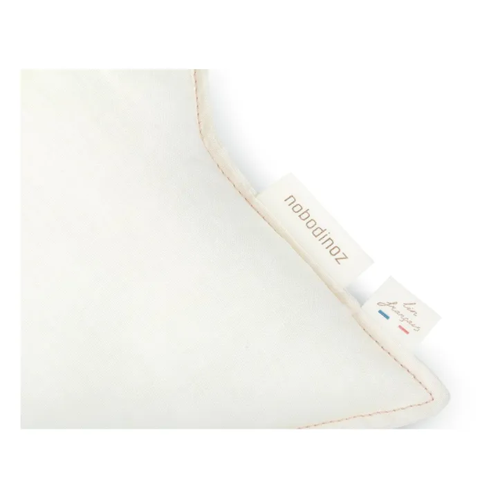 Coussin étoile - Lin Français | Blanc- Image produit n°2