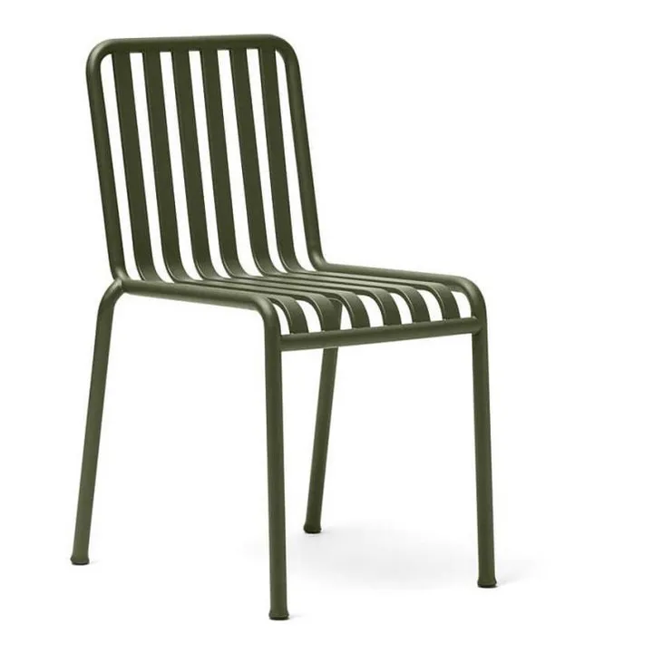 Silla apilable Palissade R&E Bouroullec | Verde oliva- Imagen del producto n°0