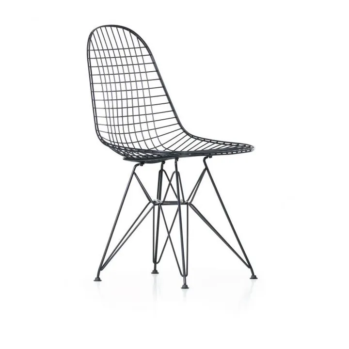 Chaise Eames wire DKR piètement epoxy | Basic Dark- Image produit n°0