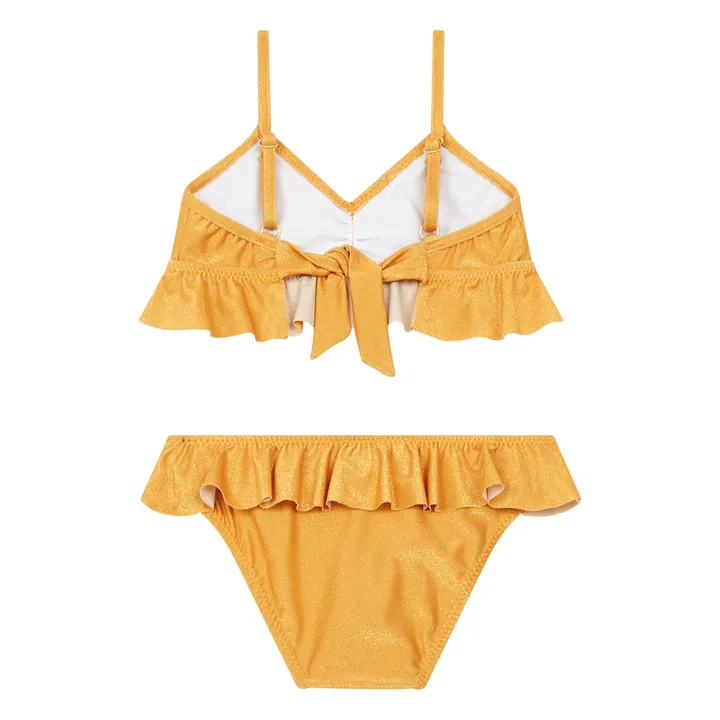 Hundred Pieces Frill Bikini Sunflower Yellow Smallable