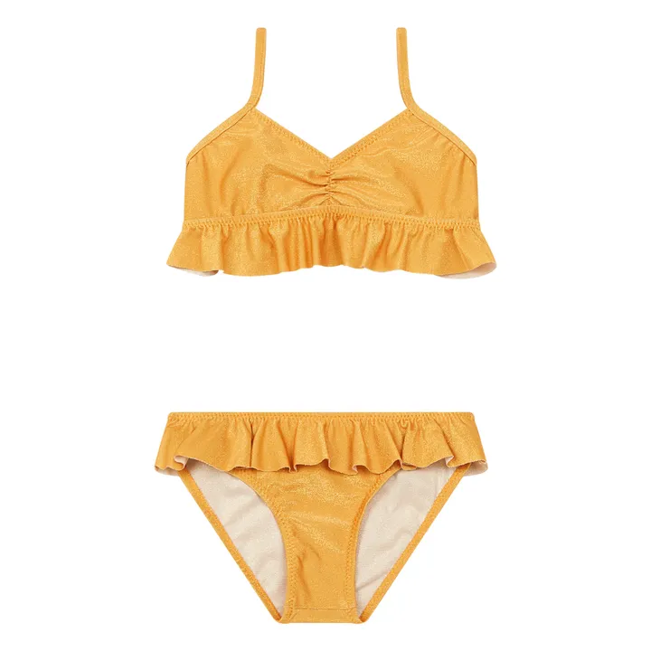 Hundred Pieces Frill Bikini Sunflower Yellow Smallable