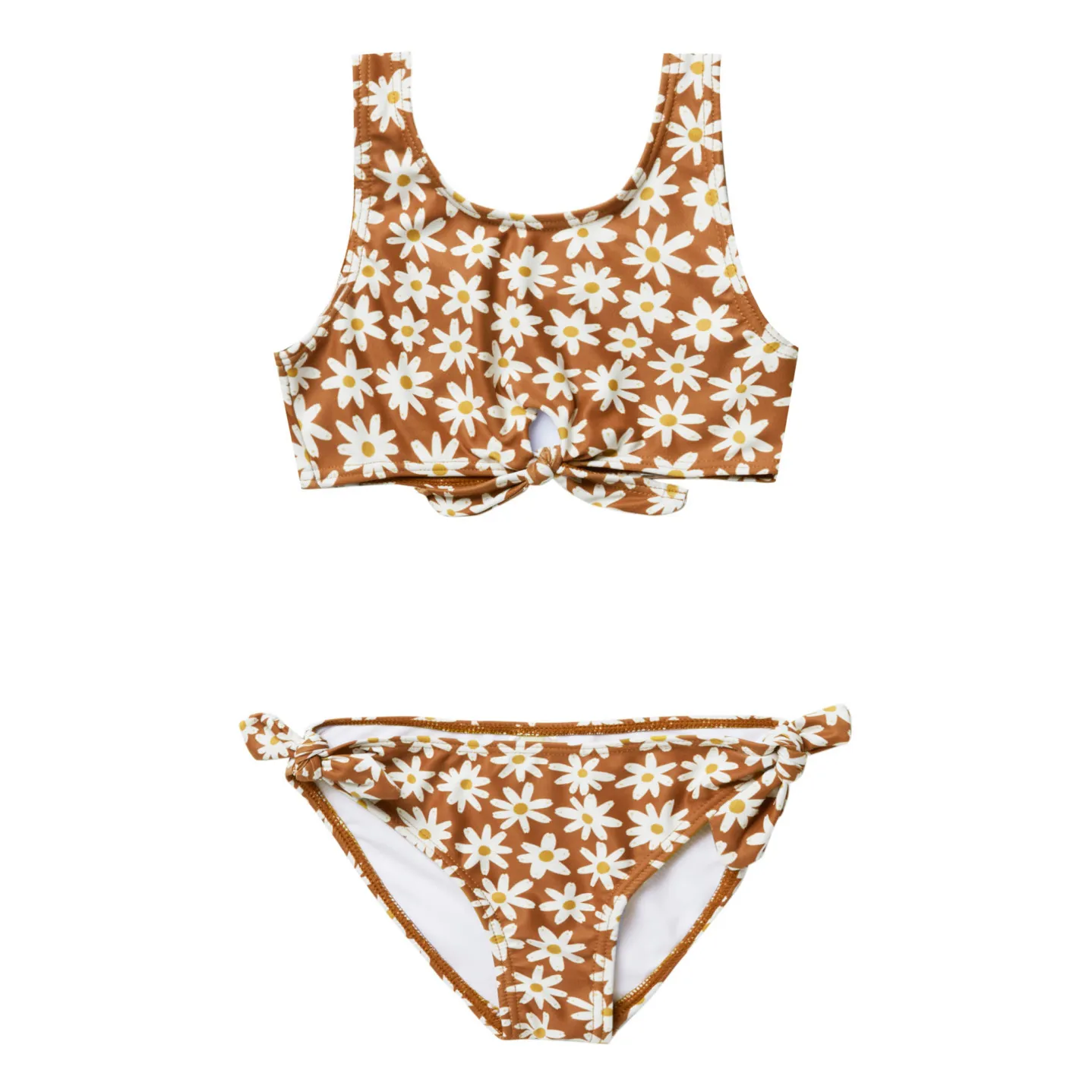 Rylee Cru Tie Up Bikini Camel Smallable