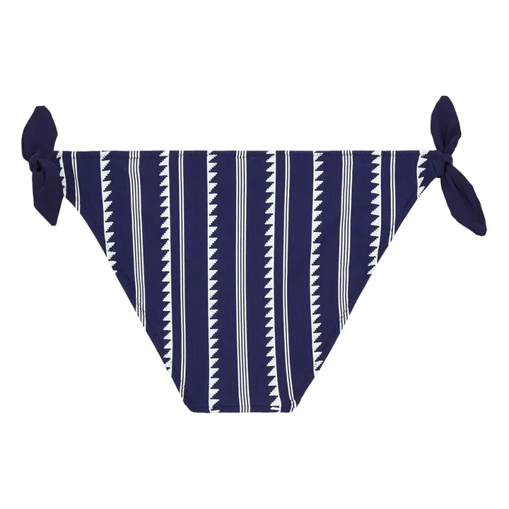 Bas de Maillot Side Tie Nunu | Bleu marine- Image produit n°1