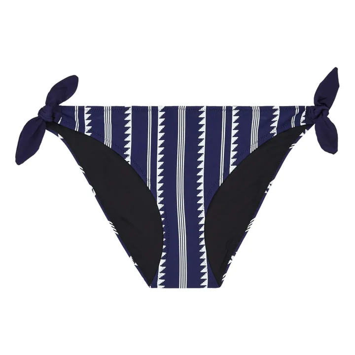 Bas de Maillot Side Tie Nunu | Bleu marine- Image produit n°0