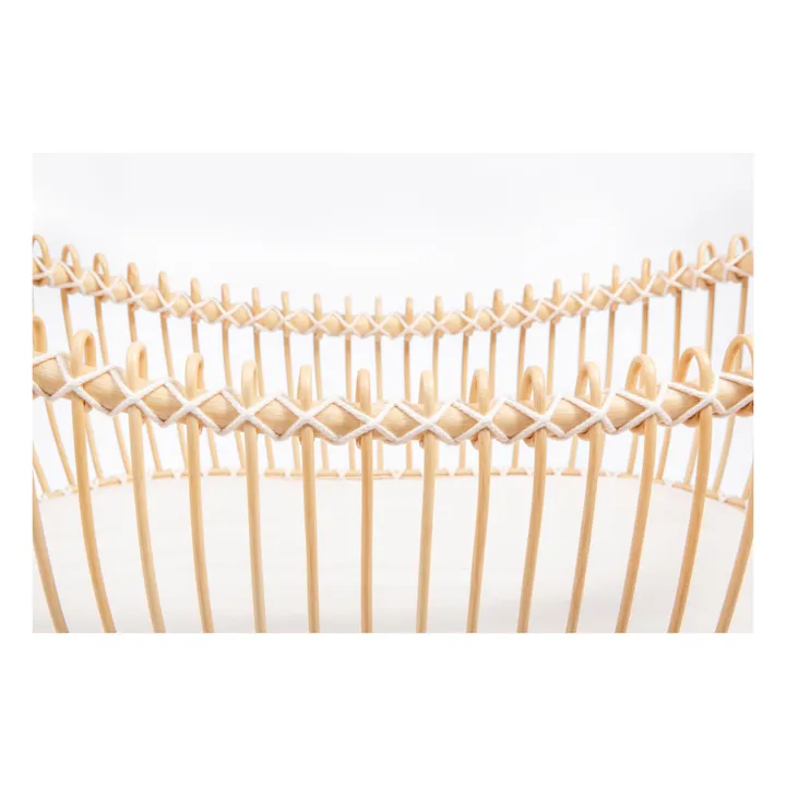 Berceau Lola en rotin - Liens coton- Image produit n°4