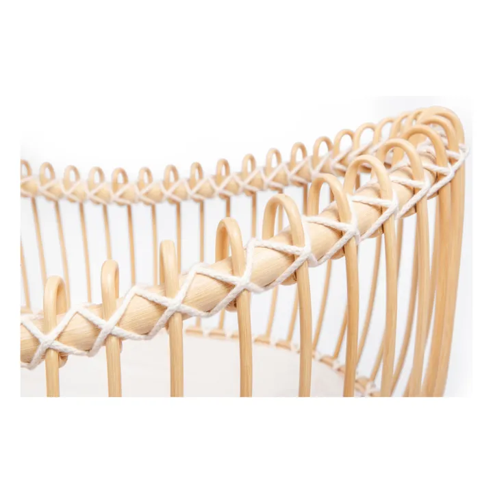 Berceau Lola en rotin - Liens coton- Image produit n°6