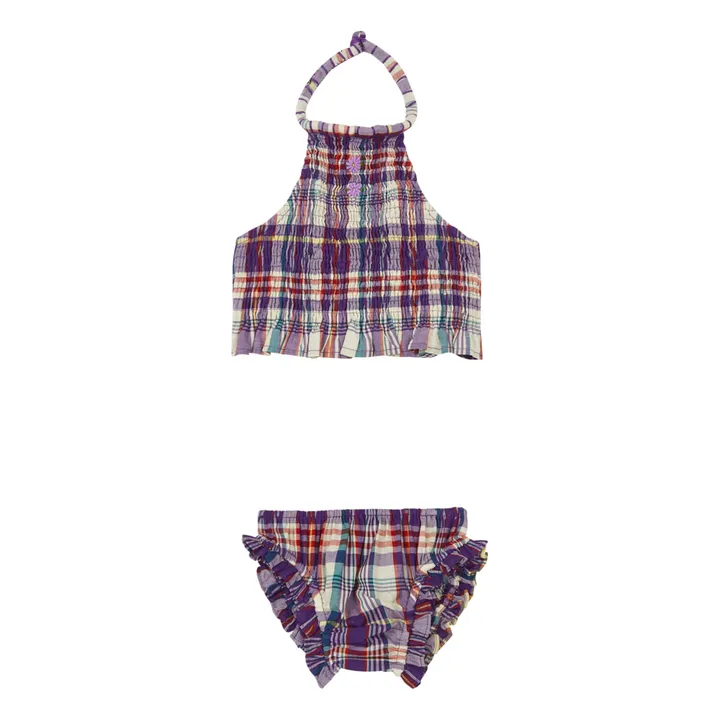 Bonjour Smocked Bikini Purple Smallable