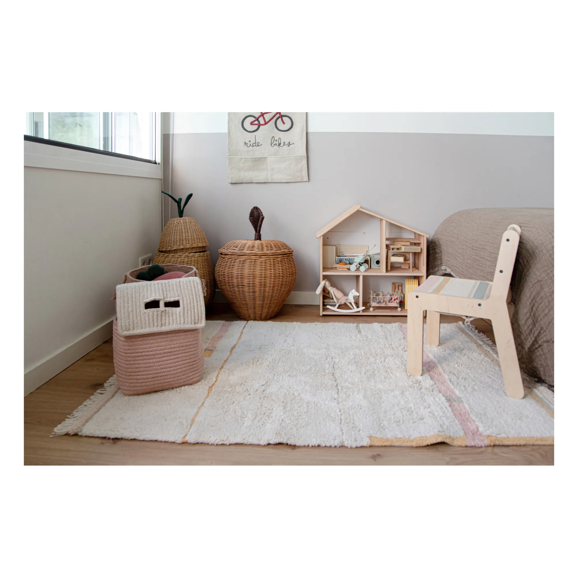 Tapis Lanes | Beige Nude- Image produit n°6