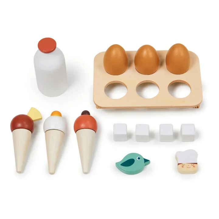 Réfrigérateur et ses accessoires en bois- Image produit n°4