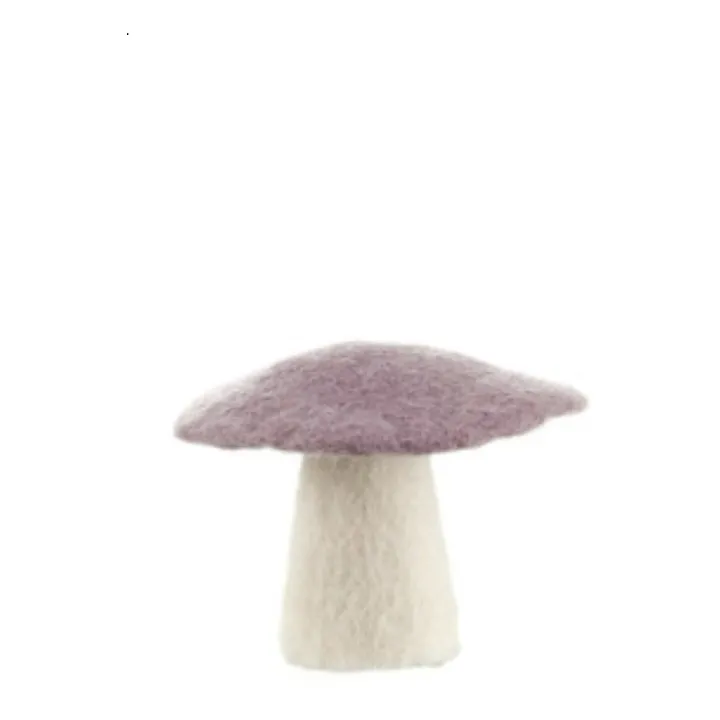 Dekorativer Pilz aus Filz | Mauve- Produktbild Nr. 0