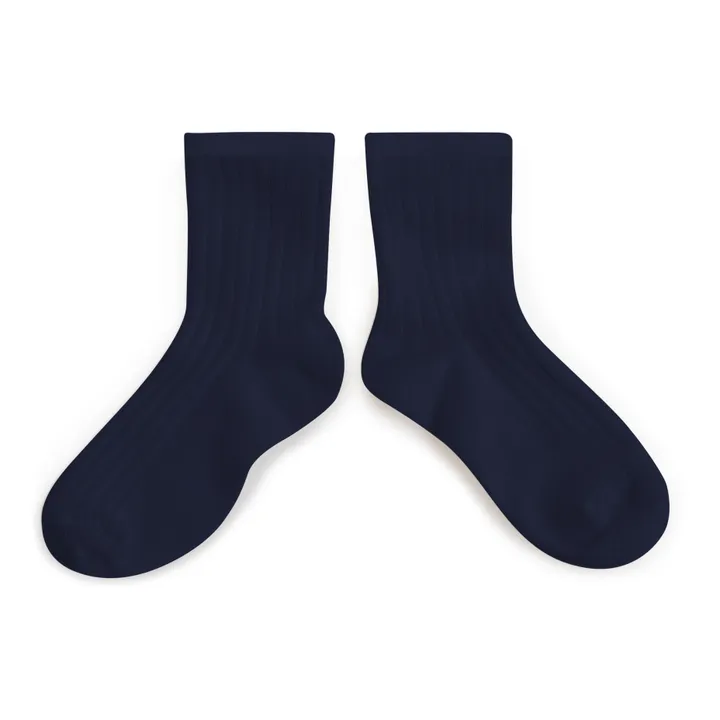 Chaussettes La Mini | Bleu marine- Image produit n°0