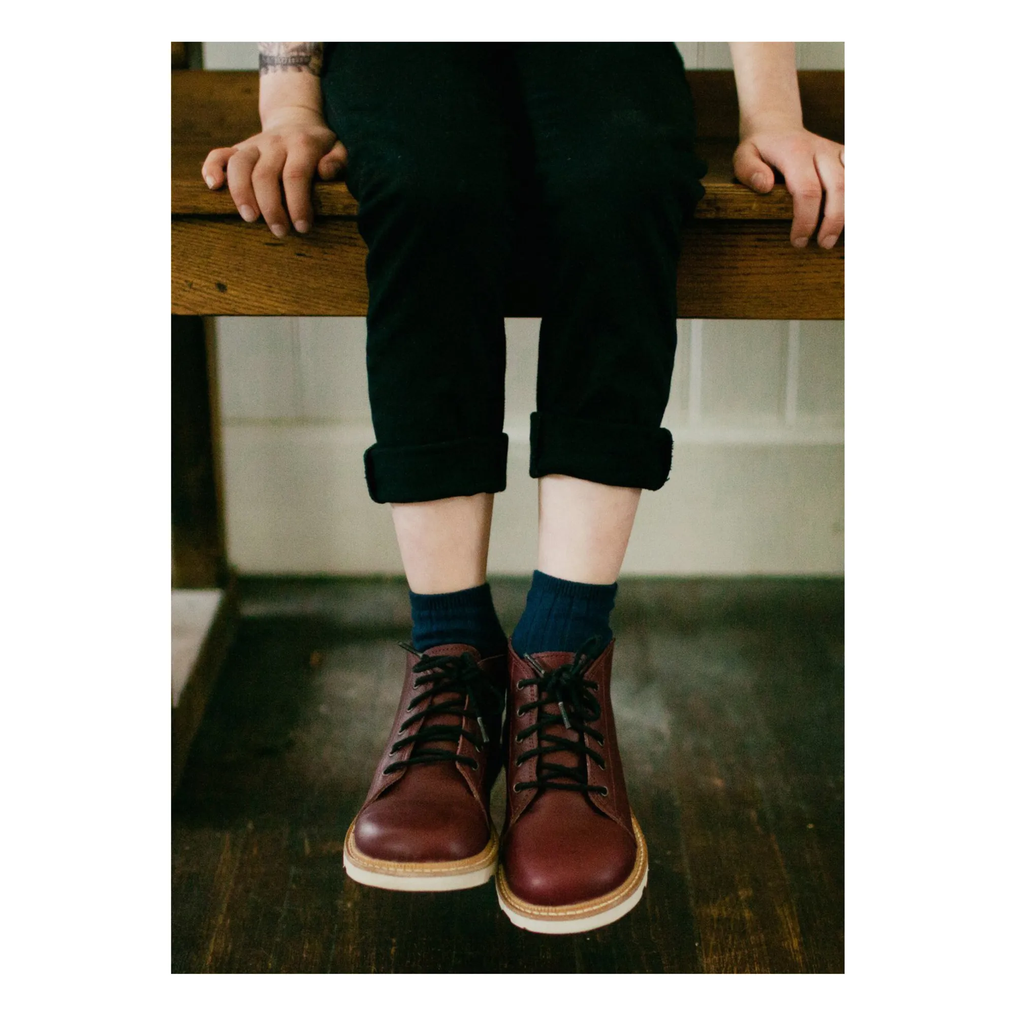 Calcetines La Mini | Azul Marino- Imagen del producto n°1