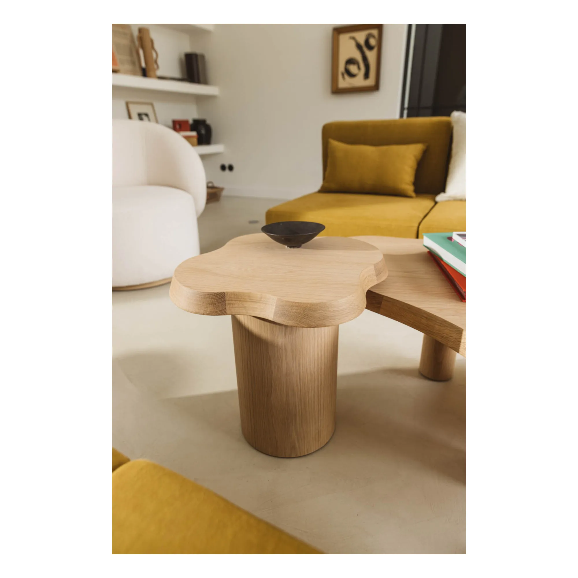 Natural Oak Side Table | Oak- Product image n°1