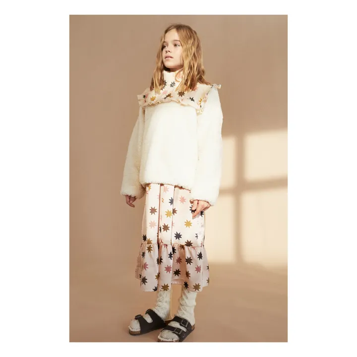 Jupe Longue Etoiles Daria | Beige- Image produit n°1