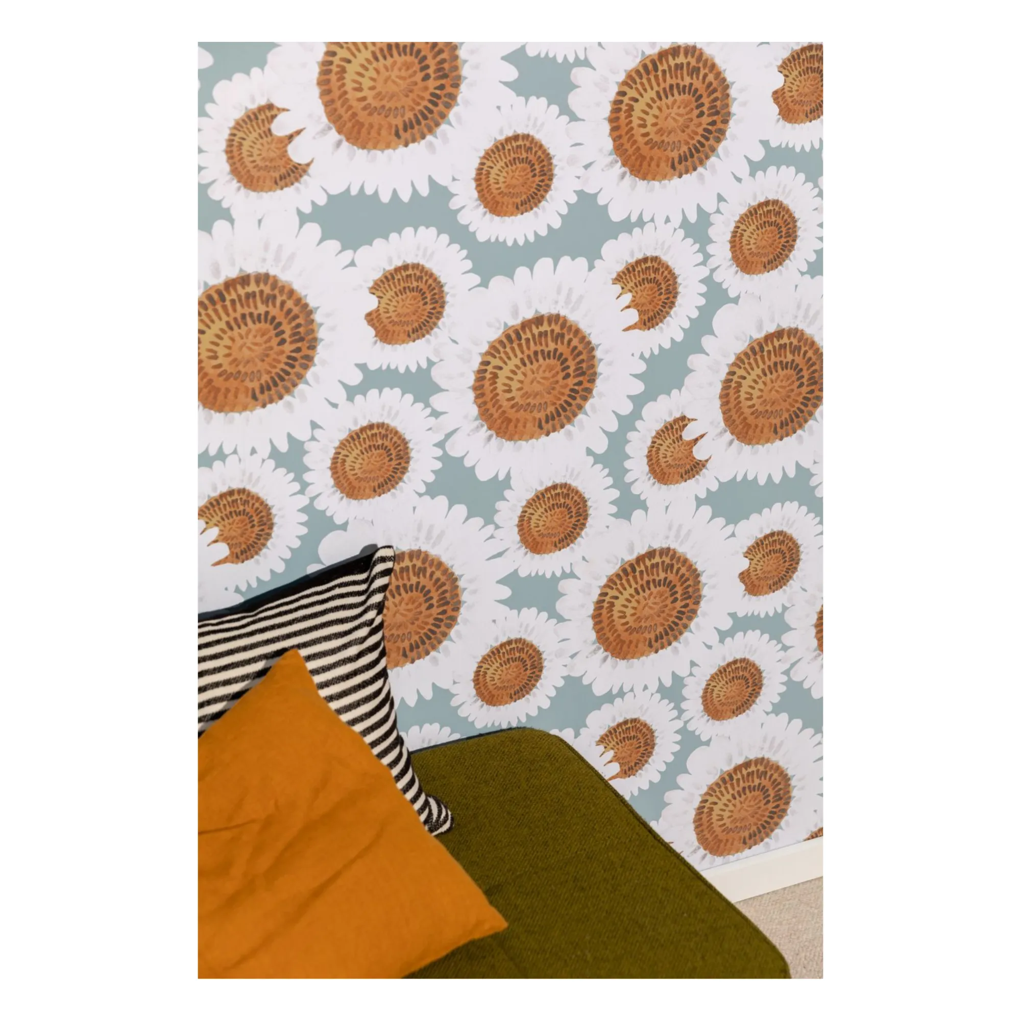 Rouleau de papier-peint Blanchette | Bleu- Image produit n°3