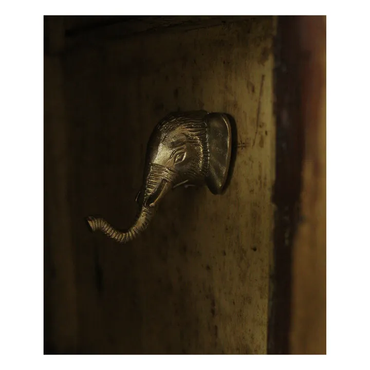 Percha de latón Billy el elefante | Gold- Imagen del producto n°1