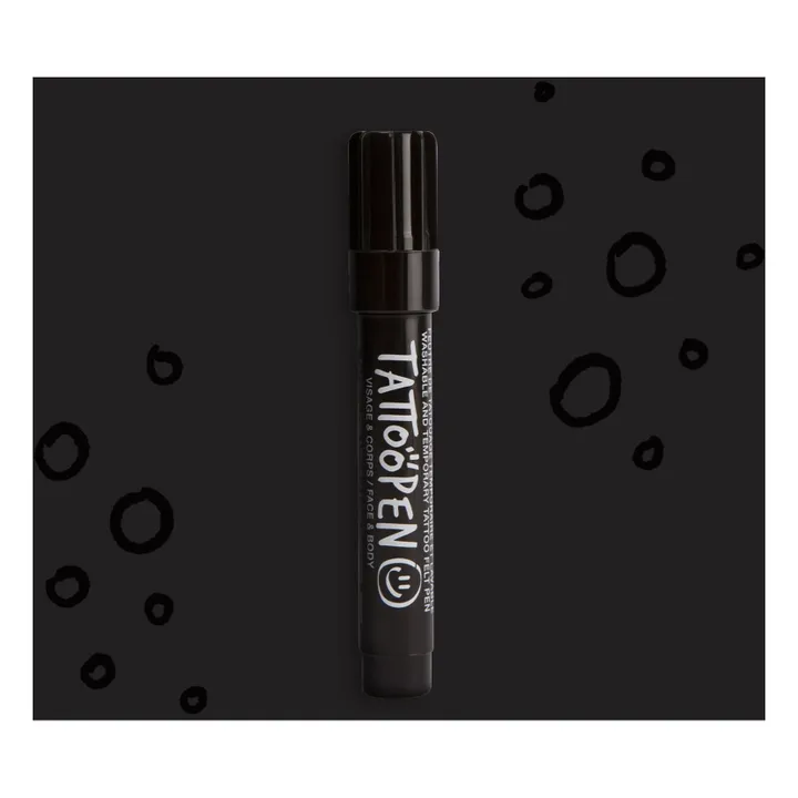 Feutre de tatouage temporaire Tattoopen | Noir- Image produit n°1