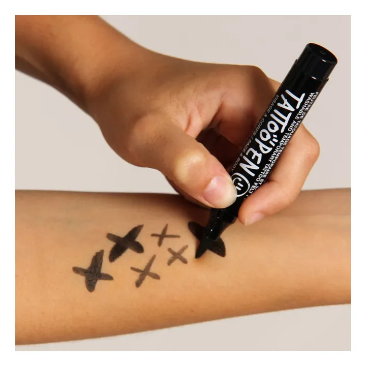 Feutre de tatouage temporaire Tattoopen | Noir- Image produit n°2