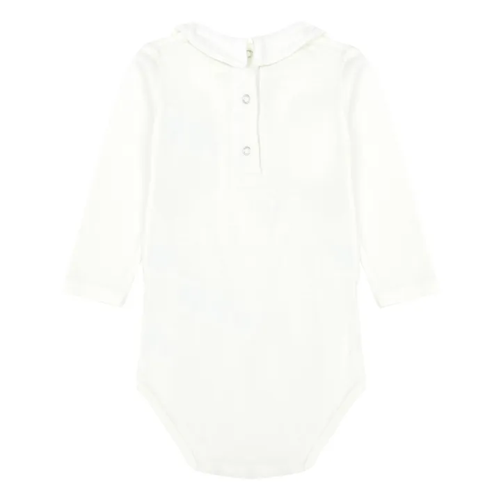 Body Coton Bio Mail | Ecru- Image produit n°1