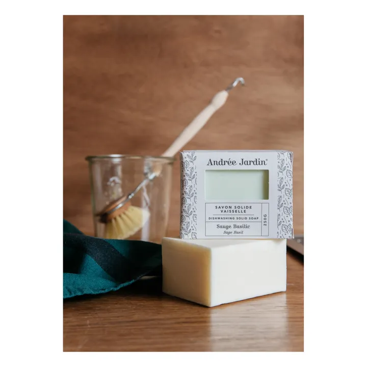 Solid Dishwashing Detergent - Sage Basil | White- Product image n°1