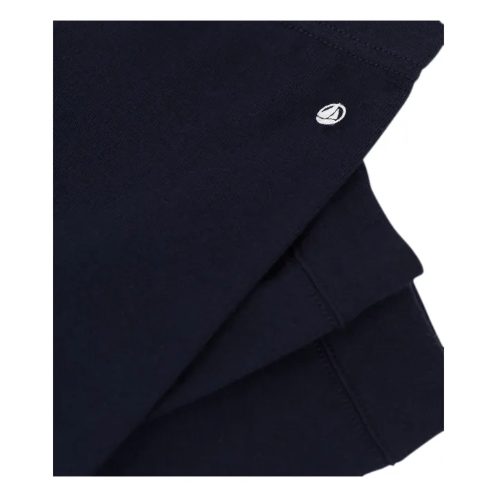 Leging Coton Bio Ceeting | Bleu marine- Image produit n°1