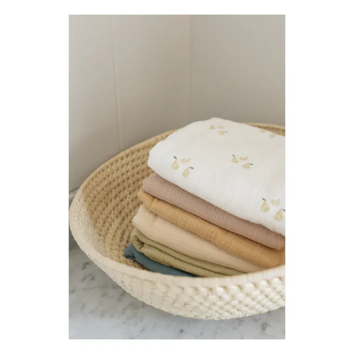 Lange d'emmaillotage en coton bio 120x120 cm | Oat- Image produit n°2