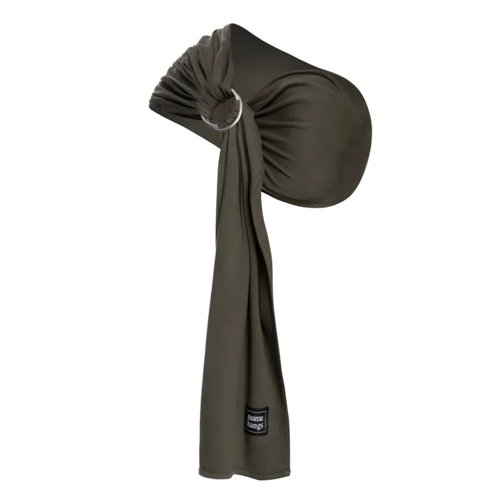 Organic Cotton Baby Sling | Olive green- Product image n°0