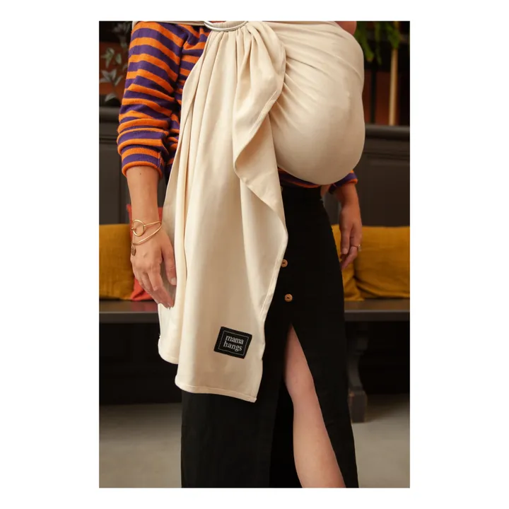 Organic Cotton Baby Sling | Ecru- Product image n°2