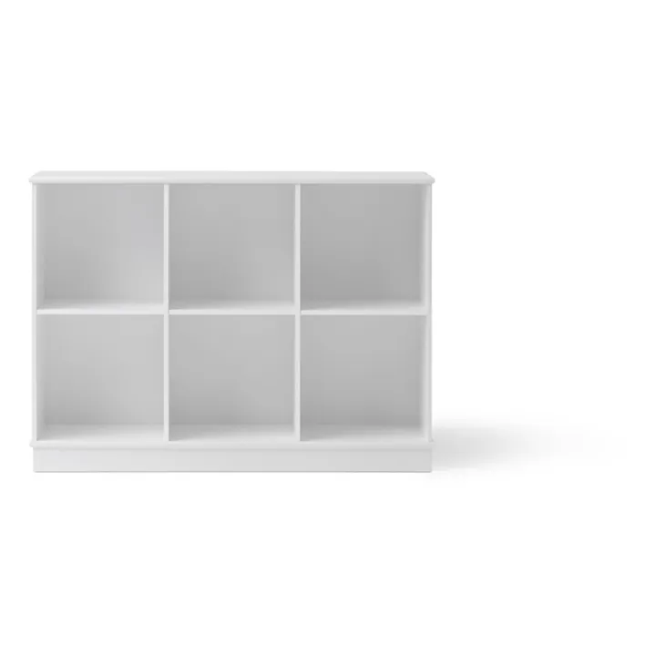 Wood Shelf 3x2 with Base | White- Product image n°0