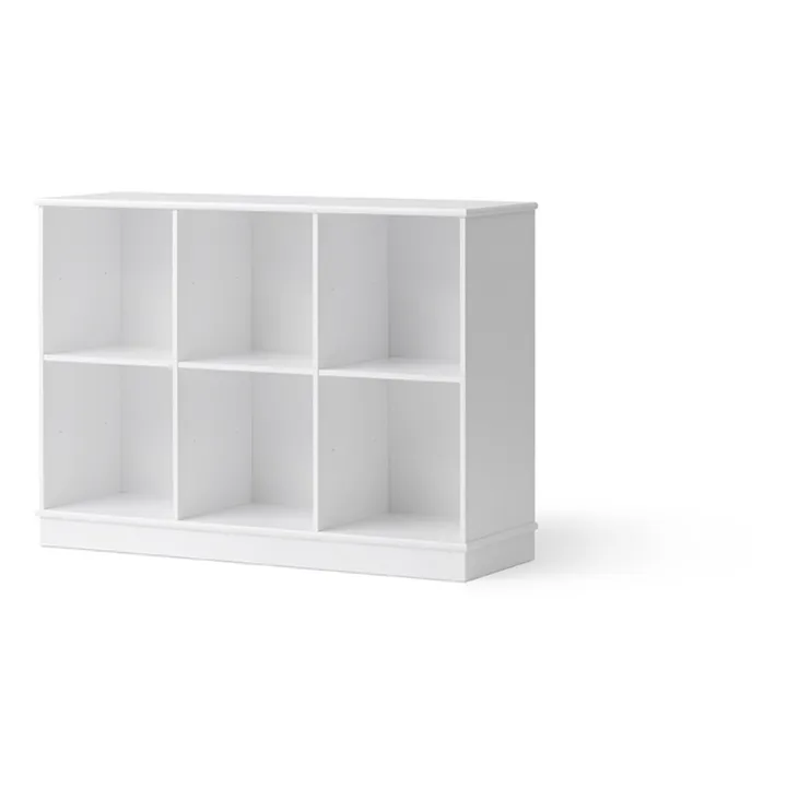 Wood Shelf 3x2 with Base | White- Product image n°2