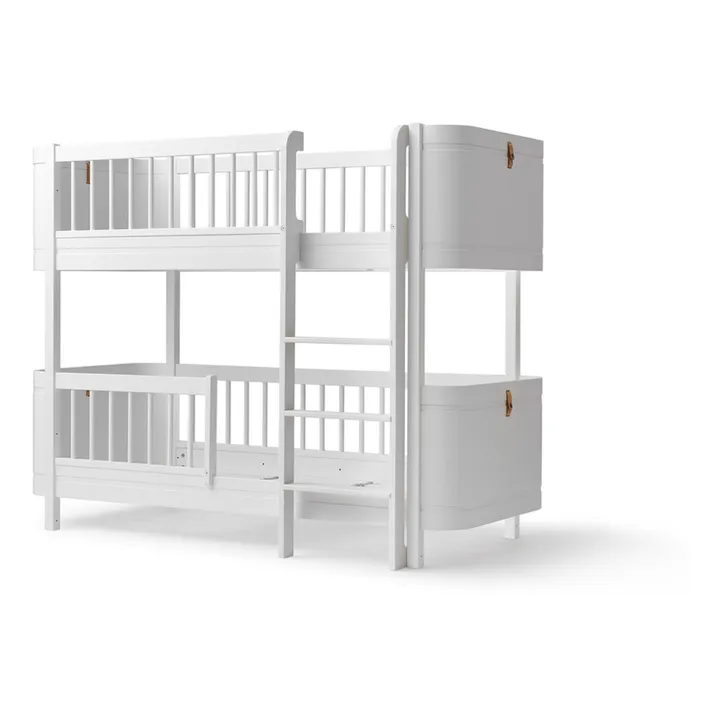 Lits superposés mi-hauteur Mini+ | Blanc- Image produit n°1